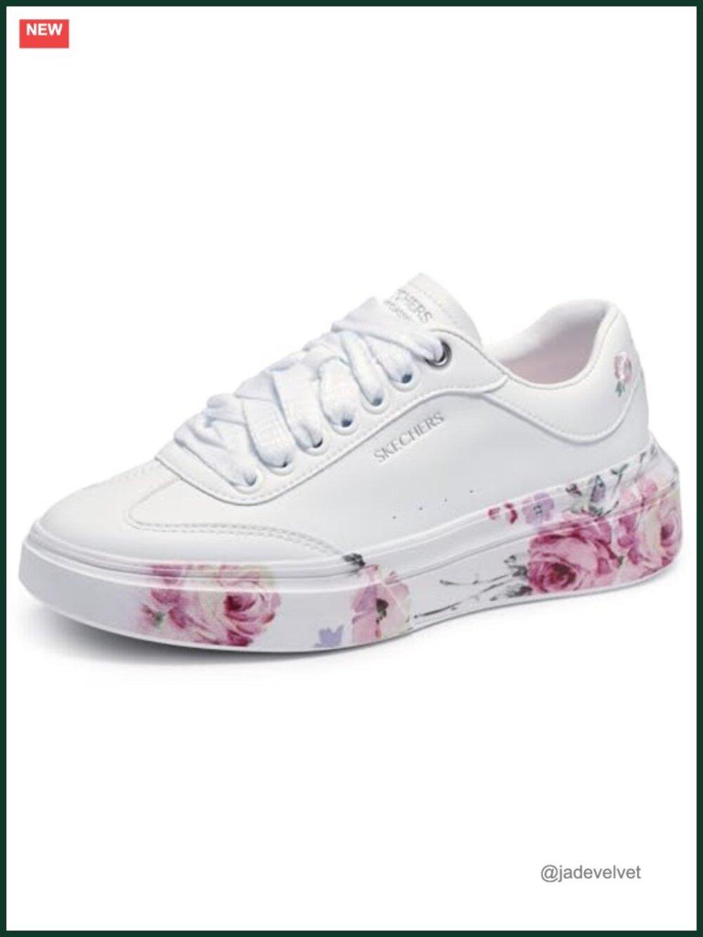 Skechers Women's Cordova Classic Painted Flora Fashion Sneakers